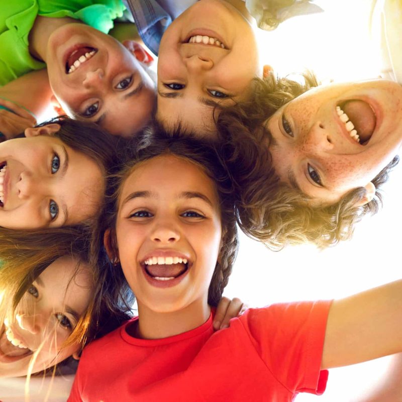 Bunch,Of,Cheerful,Joyful,Cute,Little,Children,Playing,Together,And